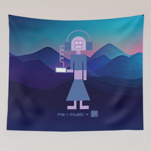 Item preview, Geometric Harmony: Pixel's Place of Peace designed and sold by AldenTees.