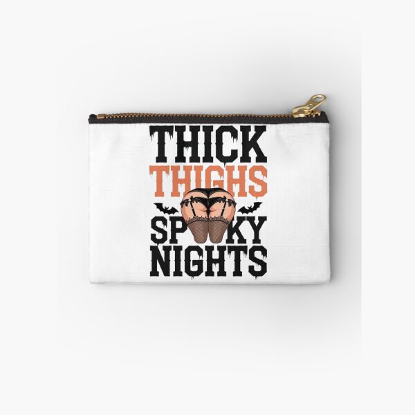 Item preview, Thick Thighs Spooky Nights Halloween Vibes designed and sold by Syrupulse.