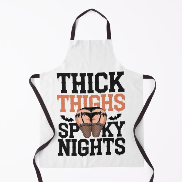 Item preview, Thick Thighs Spooky Nights Halloween Vibes designed and sold by Syrupulse.