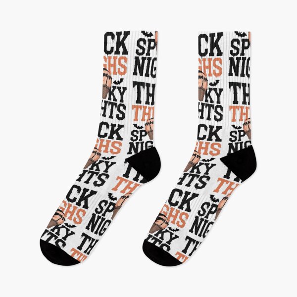 Item preview, Thick Thighs Spooky Nights Halloween Vibes designed and sold by Syrupulse.