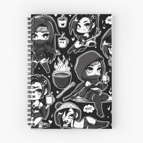 Item preview, Hot-cute Chibi ninja pattern 39.0 designed and sold by StickyGuys.