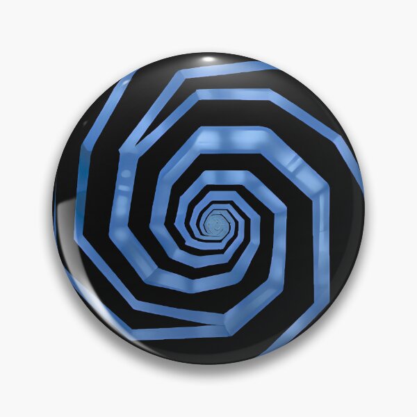 Item preview, SPIRALIS BLUE - Geometric pattern where angular lines create a spiral effect designed and sold by Atmosferica.