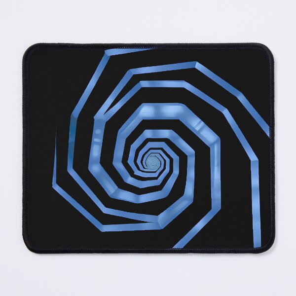 Item preview, SPIRALIS BLUE - Geometric pattern where angular lines create a spiral effect designed and sold by Atmosferica.