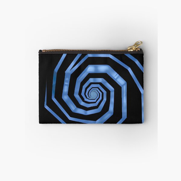 Item preview, SPIRALIS BLUE - Geometric pattern where angular lines create a spiral effect designed and sold by Atmosferica.