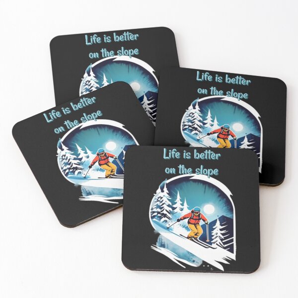 Item preview, life is better on the slope designed and sold by EuropeanPrints.