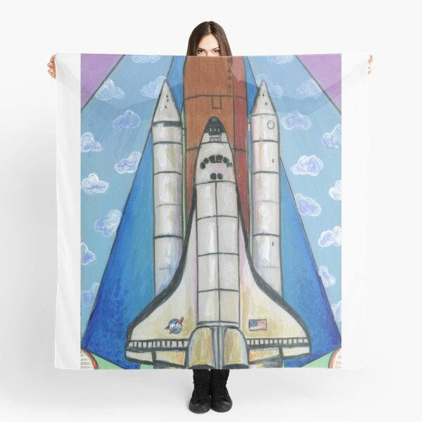 Mid Century Modern Space Shuttle Scarf