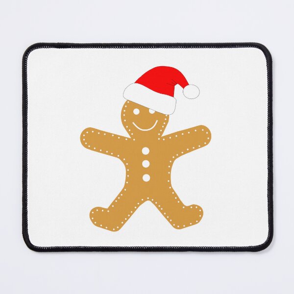 Item preview, Christmas Gingerbread Man Wearing Santa Hat designed and sold by Sartoris Art.