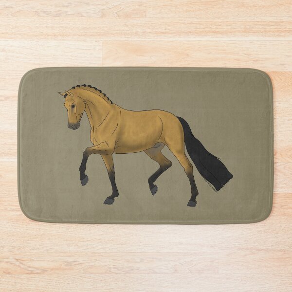 Item preview, Trotting Buckskin Dressage Horse designed and sold by DappledMoon.