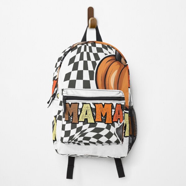 Item preview, "Mama's Little Pumpkin" - Brabançon Sitting in Halloween Pumpkin with Checkered Background designed and sold by GoodyPaws.