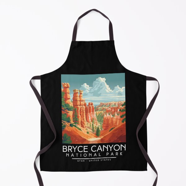 Item preview, A Vintage Illustration of Bryce Canyon National Park - Utah - US designed and sold by GoodOldVintage.