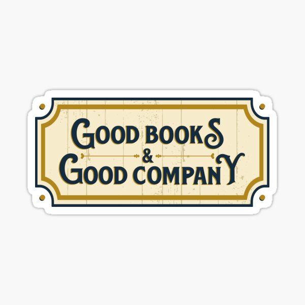 Item preview, Good Books & Good Company  designed and sold by LAC Illustrations.