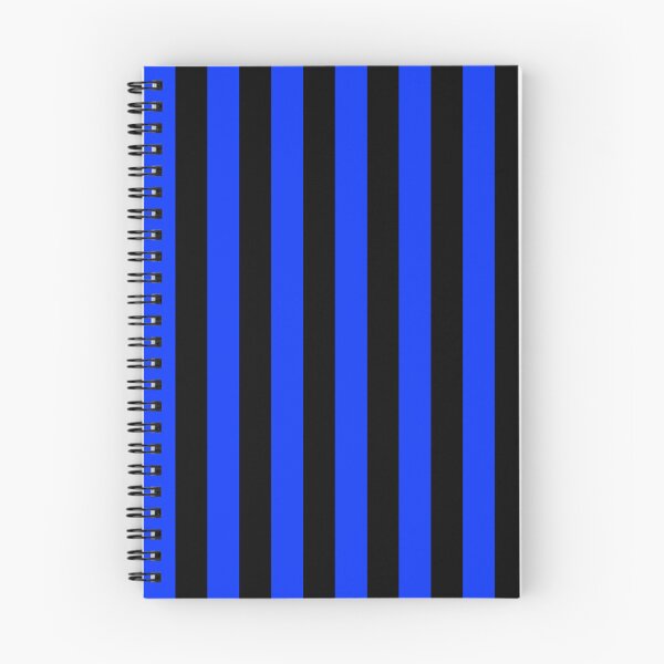 Item preview, Blue Black Vertical Stripes Pattern designed and sold by PatternTitan.