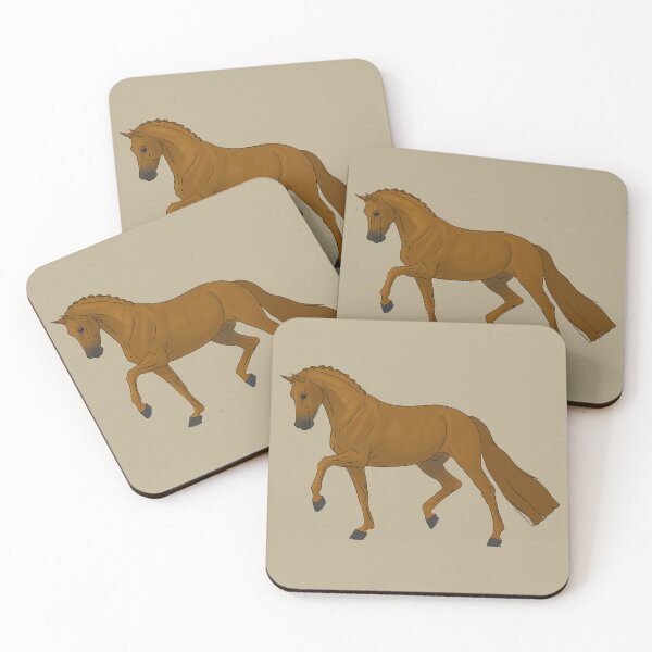 Item preview, Trotting Chestnut Dressage Horse designed and sold by DappledMoon.
