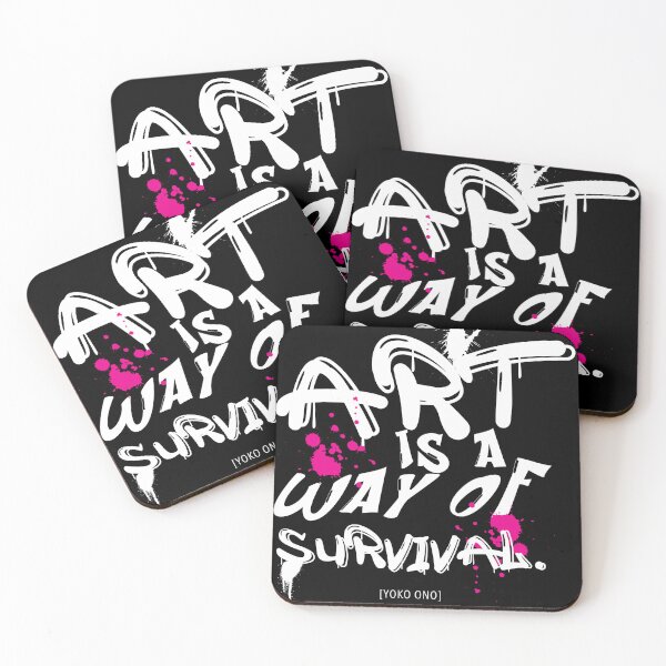 Item preview, Art is a way of survival designed and sold by wortwerk-design.