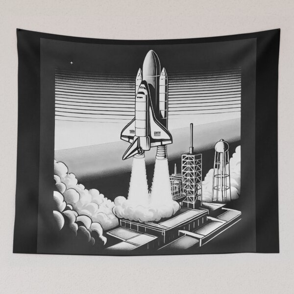 Item preview, space shuttle designed and sold by TEEJAMBOREE.