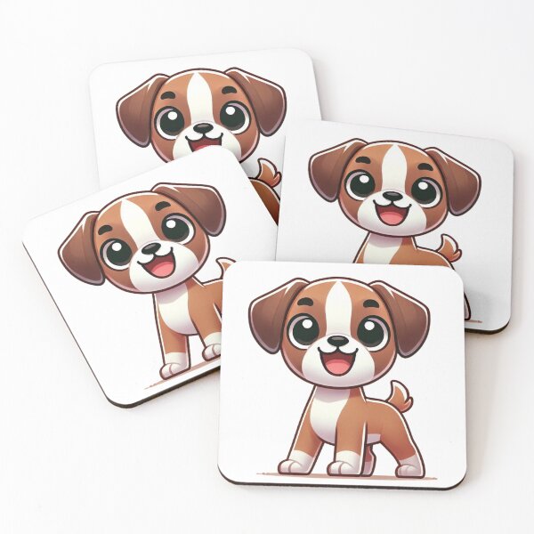 Item preview, Cute Boxer Ready to Interact with YOU! designed and sold by NoelaniArt.