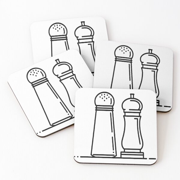 Item preview, salt and pepper designed and sold by ThreadBorne.