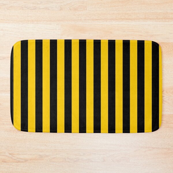Item preview, Yellow Black Vertical Stripes Pattern designed and sold by PatternTitan.