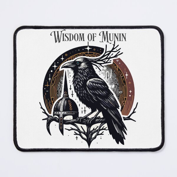 Item preview, Nordic Raven, Viking, Munin's Wisdom designed and sold by Mahilis.