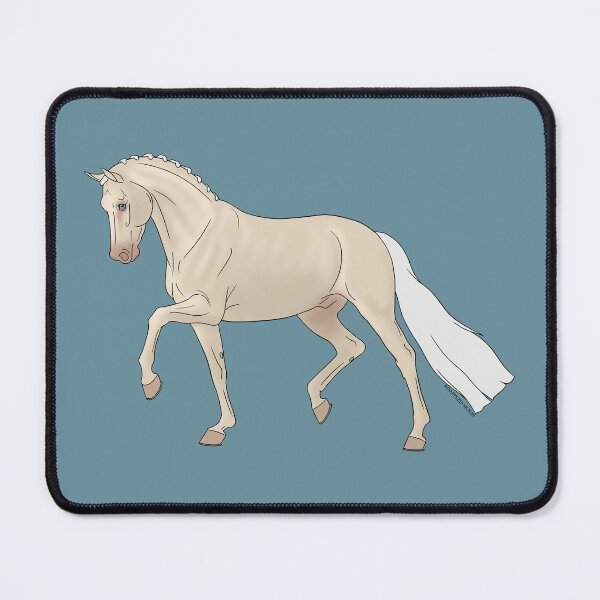 Item preview, Trotting Cremello Dressage Horse designed and sold by DappledMoon.
