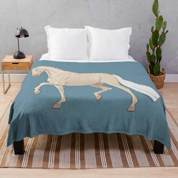 Item preview, Trotting Cremello Dressage Horse designed and sold by DappledMoon.