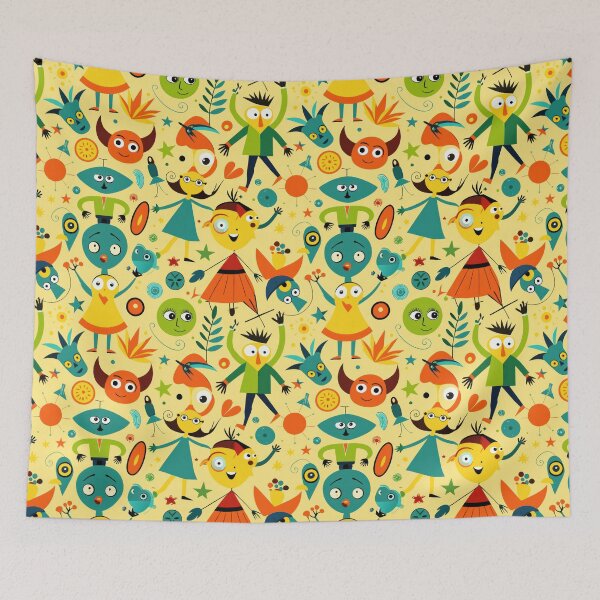 Item preview, Strange Characters Pattern 2 designed and sold by yumas.