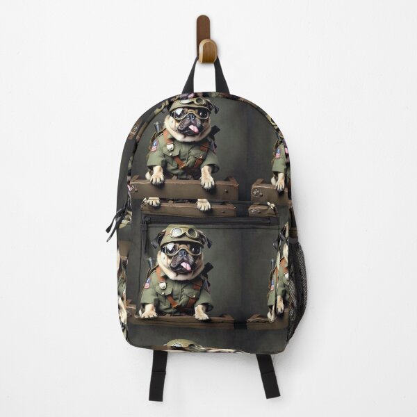 Item preview, Puggy Paratrooper designed and sold by pug-maniac.