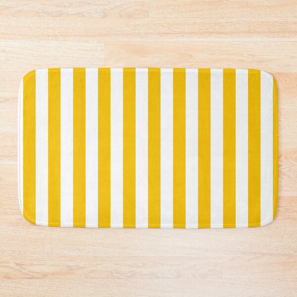 Item preview, Yellow White Vertical Stripes Pattern designed and sold by PatternTitan.