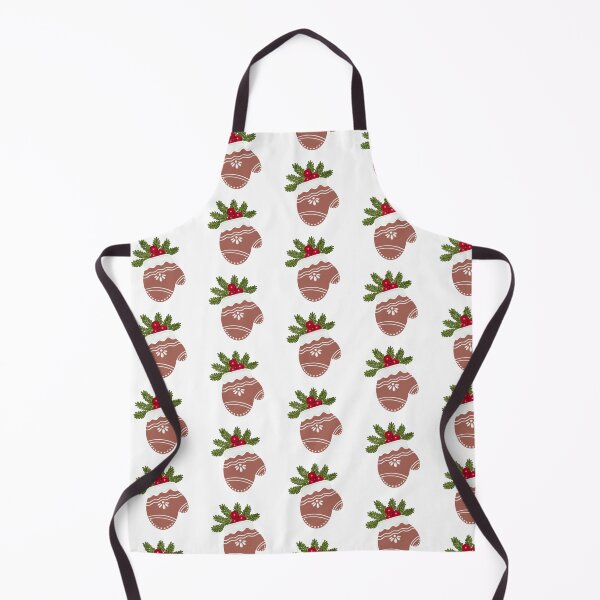 Item preview, Gingerbread mitten with greenery & berries designed and sold by Etkennedy.