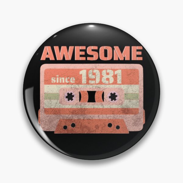 Item preview, 1981 Vintage-Awesome Since 1981 Birthday Gift  designed and sold by Whisky1111.