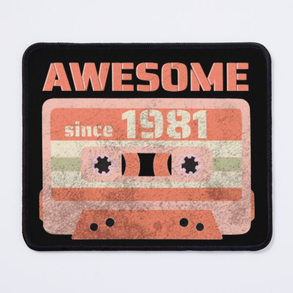 Item preview, 1981 Vintage-Awesome Since 1981 Birthday Gift designed and sold by Whisky1111.