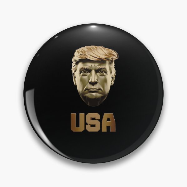 Item preview, Donald Trump Art Bronze Bust with USA Legend designed and sold by OwlWorks.