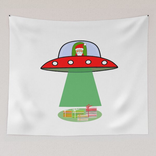 Item preview, Spaceship Santa Claus - designed and sold by Sartoris Art.