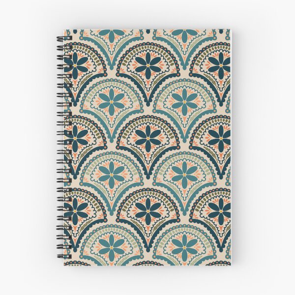 Item preview, Flower Scallop Pattern - Blue And Teal designed and sold by srsig designs.