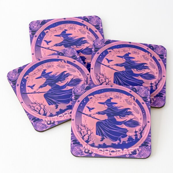 Item preview, Pretty In Witchcraft Pink Witch Vibes designed and sold by MelissaMelovich.