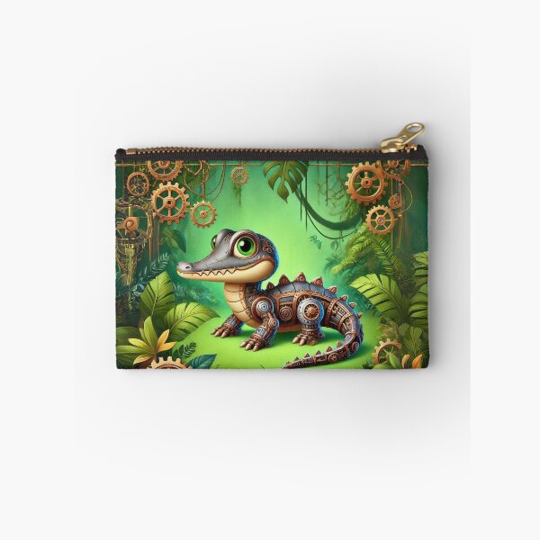 Item preview, Steampunk Crocodile Monitor designed and sold by Sillytoe.