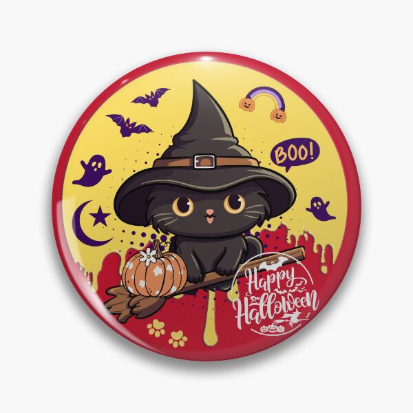 Item preview, Black Cat Halloween Magic T-shirt designed and sold by TrebdoraCrafts.