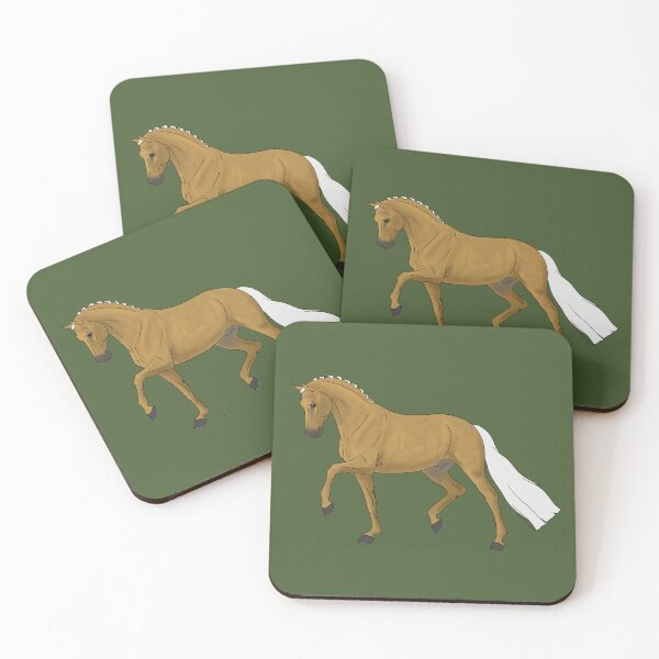 Item preview, Trotting Palomino Dressage Horse designed and sold by DappledMoon.