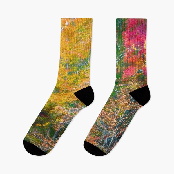 Item preview, Red Maple Leaves Fall Foliage Fall Colors Great Smoky Mountains X145 designed and sold by RichFrancoCars.