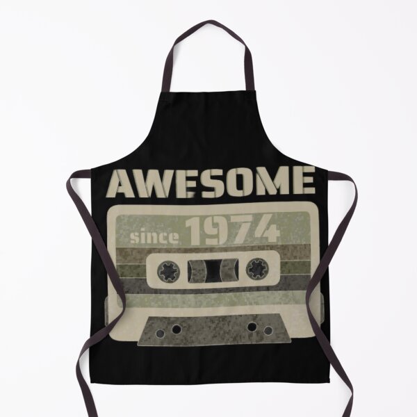 Item preview, 1974 Birthday Gift-Awesome Since 1974 Vintage Graphic Print designed and sold by Whisky1111.