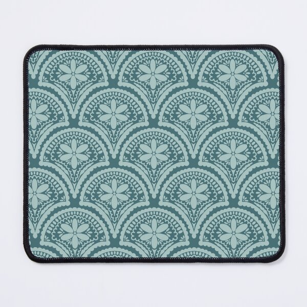 Item preview, Flower Scallop Pattern - Blues designed and sold by srsig designs.
