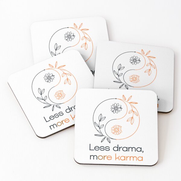 Item preview, Less Drama, More Karma Graphic Tee designed and sold by StyleSwitch.