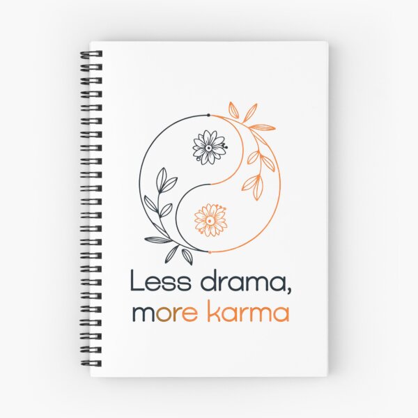 Item preview, Less Drama, More Karma Graphic Tee designed and sold by StyleSwitch.