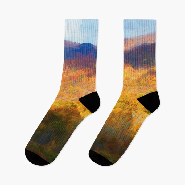 Item preview, Hills and Valleys Fall Colors Great Smoky Mountains X148 designed and sold by RichFrancoCars.