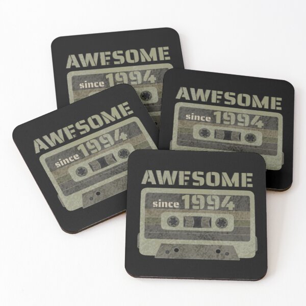 Item preview, 1994 Birthday-Awesome Since 1994 Vintage Graphic Print  designed and sold by Whisky1111.