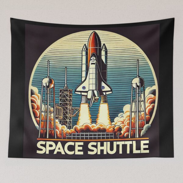Item preview, space shuttle designed and sold by TEEJAMBOREE.