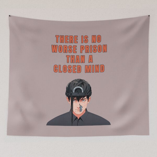 Item preview, THERE IS NO WORSE PRISON THAN A CLOSED MIND. designed and sold by La Loca.