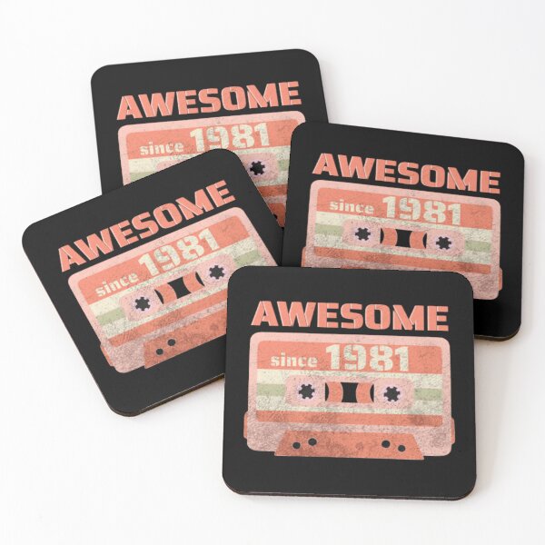 Item preview, 1981 Vintage-Awesome Since 1981 Birthday Gift  designed and sold by Whisky1111.