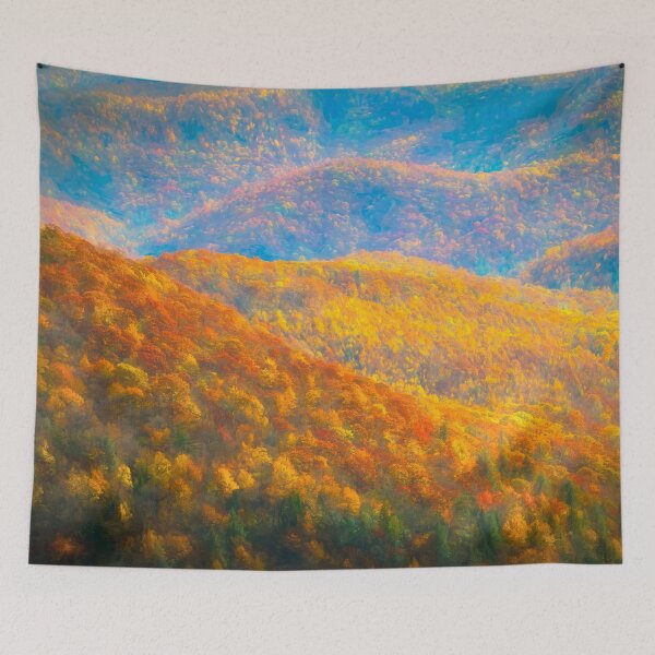 Item preview, Hills and Valleys Fall Colors Great Smoky Mountains X151 designed and sold by RichFrancoCars.