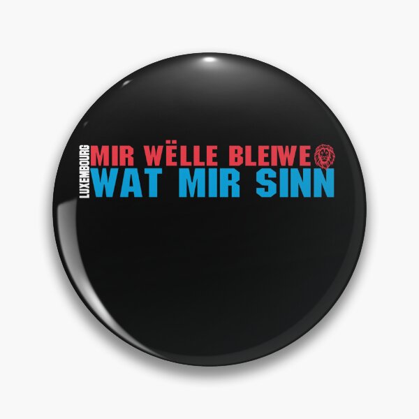Item preview, Motto of Luxembourg, Lëtzebuerg National Animal, Luxemburg Flag Colors designed and sold by Flag Outfit.